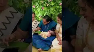 Nitara's Noolukettu at home #pearlemaaney #shorts