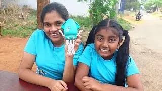 Squid Dance 🐙 Lighting and Music Toy 🎶 Diyaishwarya I UNBOXING I DIY 