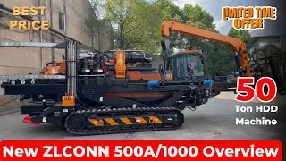 ZLCONN 500A/1000 Overview | 50 TON Horizontal Directional Drilling Machine | Technovik Engineers
