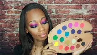 GlamLite Paint Palette Look |  Naima Ruchel