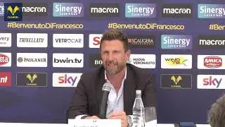 Di Francesco: “Voglio un Verona con lo spirito e il coraggio degli ultimi due anni”