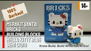 Merakit Santai Lego Bricks Hello kitty C1018