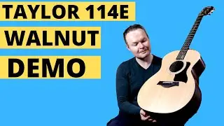 Taylor 114e Walnut Demo