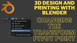 Controlling how you transform objects in Blender