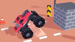 Fancade - Drive Red Monster Truck, arcade, Mad Drive games, Monster Show