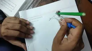 SSC, Geometry, Construction 2 (Base, Base Adjacent Acute Angle, Difference of other two sides)