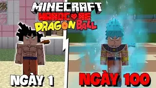 MÌNH SINH TỒN 100 NGÀY LÀM SONGOKU TRONG MINECRAFT DRAGON BALL !!