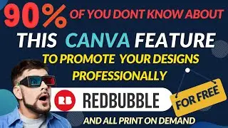Как продвигать магазин и дизайн Redbubble с помощью Canva