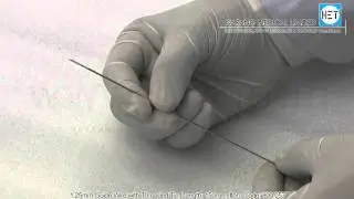 1.25mm Guide Wire with Threaded Tip, Length: 150mm. Item Code: 800.057