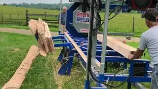 American Bandsaw Co - Portable Bandsaw Mill- hydraulic log loader