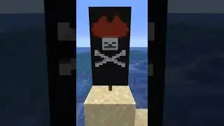 Minecraft PIRATE FLAG #shorts
