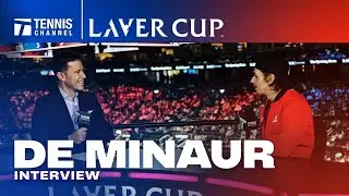 Alex de Minaur becoming the ultimate hype man for Team World | Laver Cup