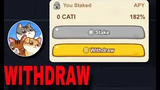 HOW TO CLAIM STAKE CATI TOKENS | CATIZEN AIDROP