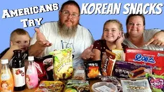 Foreign Food Friday || Americans Try Korean Snacks
