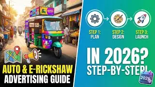 How To Do Local Area Advertising on Auto / E-Rickshaw in 2026? | Step-By-Step Guide