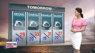 Rain to let up in northern provinces tomorrow morning， heat returns   중부 밤사이 비 조
