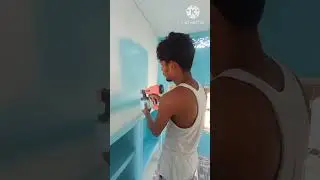 colour paint spray machine||wall ko paint kaise kare