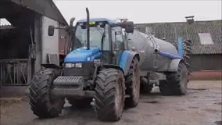 Grasland bemesten, New Holland TS90, Duport, 2020