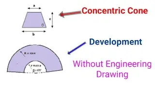 Cone Development | Surface development of cone |
