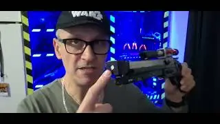 Cosplay Star Wars Blaster mit 3 watt led Gr&uuml;n 