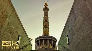 Victory Column in Berlin, Germany I 4K I Walking Tour