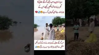 Silent Tears on River Ravi #FloodTragedy #Helplessness #SilentCry#LostHome #RiverRavi #UnheardVoices