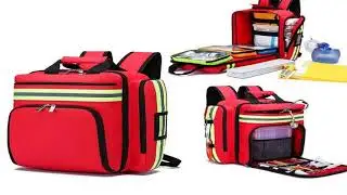 #Disaster Relief Bag First Aid Kit Emergency Rescue Backpack Large Capacity Classified Storage Surv