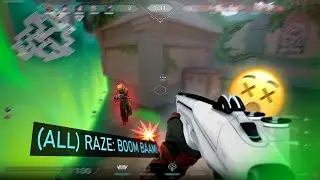 BOOM BAAM! 💥 Insane Raze Outplay in Valorant 🔥