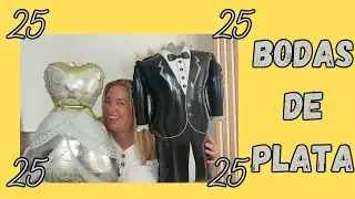 BODAS de PLATA 🤵🏼‍♂️👰🏼‍♀️|25 ANIVERSARIO de BODA 🥳|OS LO CUENTO TODO+VIDEO |@lagemi