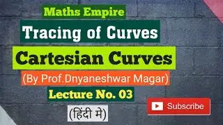 Tracing of Cartesian Curves Lecture 03
