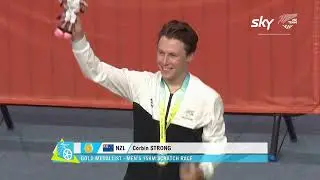 MEDAL MOMENTS: Track Cycling | Day 3 | Corbin Strong Wins GOLD | Birmingham 2022 Commonwealth Games