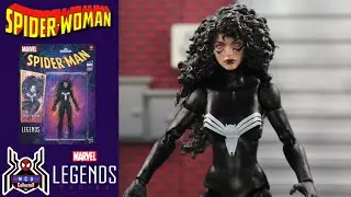 Marvel Legends Black Costume SPIDER-WOMAN Variant Unlimited Annual Plus Exclusive Figure Review