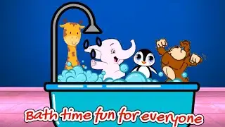 Bath Song - Kids Song - animal bath song for kids