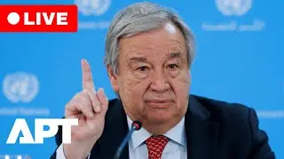 UN LIVE | Secretary-General Antonio Guterres Addresses Gaza Situation at UNHQ | APT