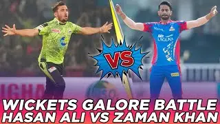 PSL 9 Showdown | Wickets Galore Battle | Hasan Ali vs Zaman Khan Bowling | HBL PSL 9 | M2A1A