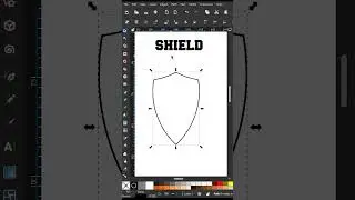 Vector Shield icon illustration