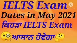 IELTS Exam Dates in May 2021