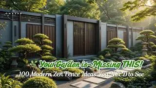 100 Fence Garden Ideas for Zen Gardens 2025  - Modern Japanese Design Trends
