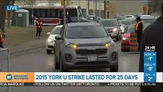 CUPE 3903 Strike Day 2 - Job action moves from rallies & marches to picket lines at York U entrances