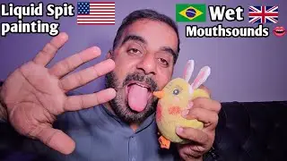 ASMR - Liquid Spit painting and Wet mouthsounds for Guaranteed 💯 Sleep 😴