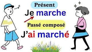 French language | French grammar easily | Learn french | pr&eacute;sent pass&eacute; compos&eacute;