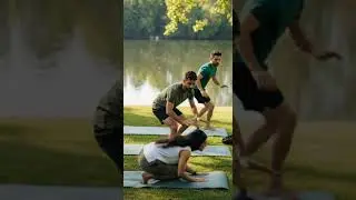 Giant Crocodile Attacks River Bank Chaos #wildlife #crocodile #nature