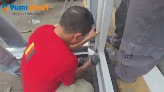 Detachable and assemblable container house installation