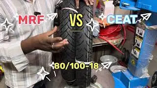 Hero Hf Deluxe Tubeless Tyre MRF TOP BEST TUBELESS TYRE 80/100/18 All MODEL TYRE ll MRF CEAT TVS 