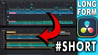 Как я создаю короткие видео (TikTok) из длинного контента в DAVINCI RESOLVE 18 | Рабочий процесс, советы и рекомендации!