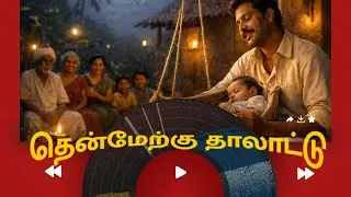 Thenmerku Paruvakaatru 🌙 | Appa Paadum Thalattu | Dad Singing Tamil Lullaby for Baby Sleep