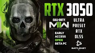 RTX 3050 - Call of Duty Modern Warfare 2 - BETA - 1080p Ultra Settings Tested