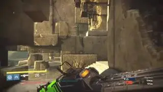Destiny custom game titan punch kill!