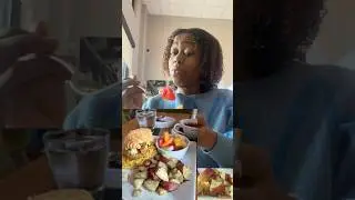Eating Brunch at Full Taste Vegan in Metro Atlanta (Chamblee Ga) Everything is made in house!