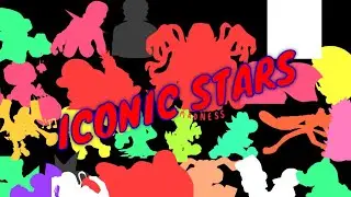 Fnf iconic stars (omnipresent noich mix but Mario madness no cover)